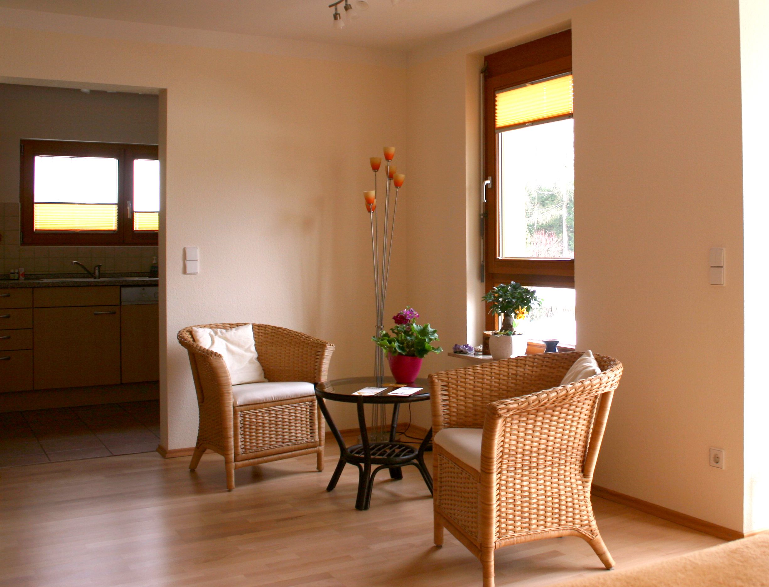 Blick in die Gesprächsecke