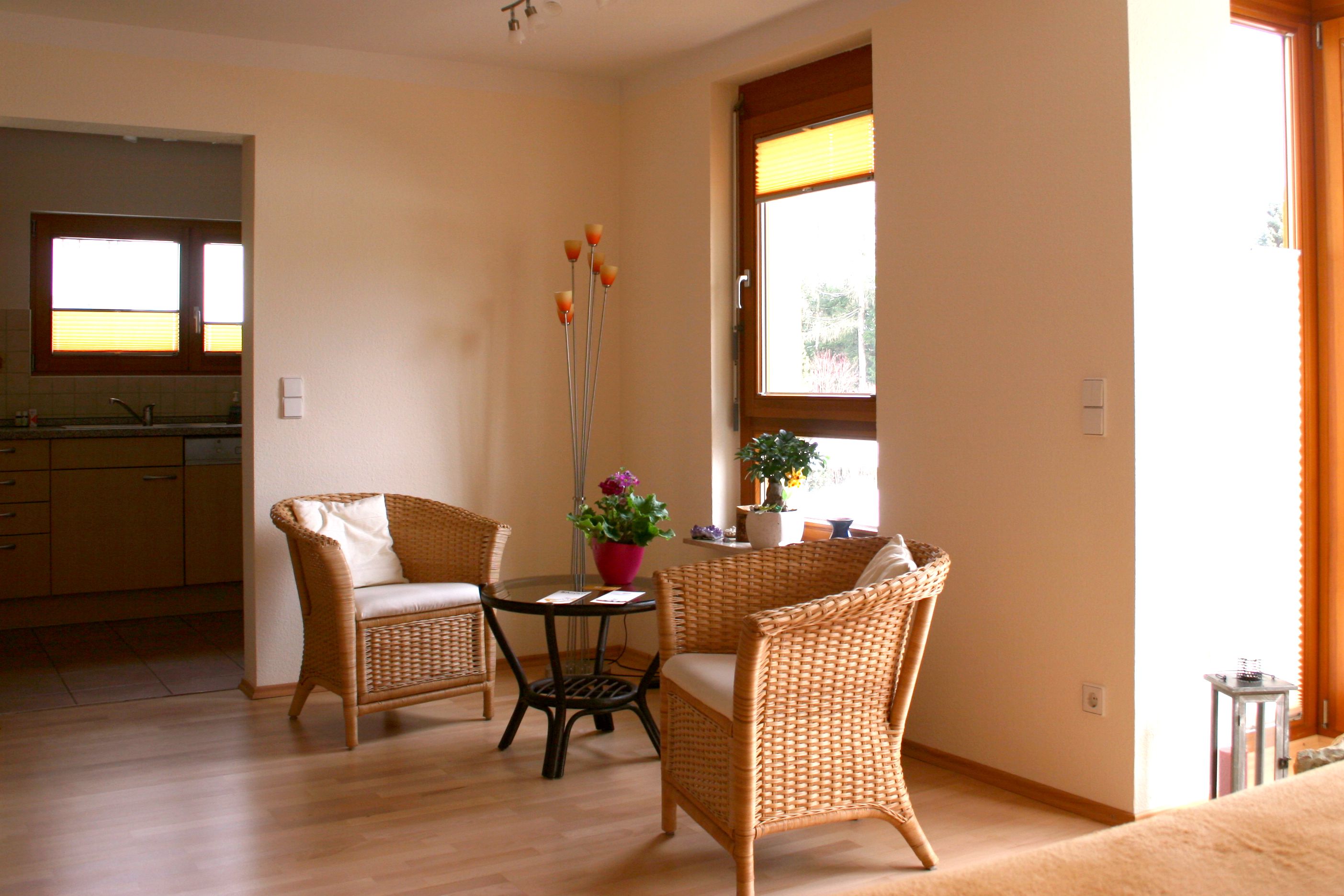 Blick in die Gesprächsecke