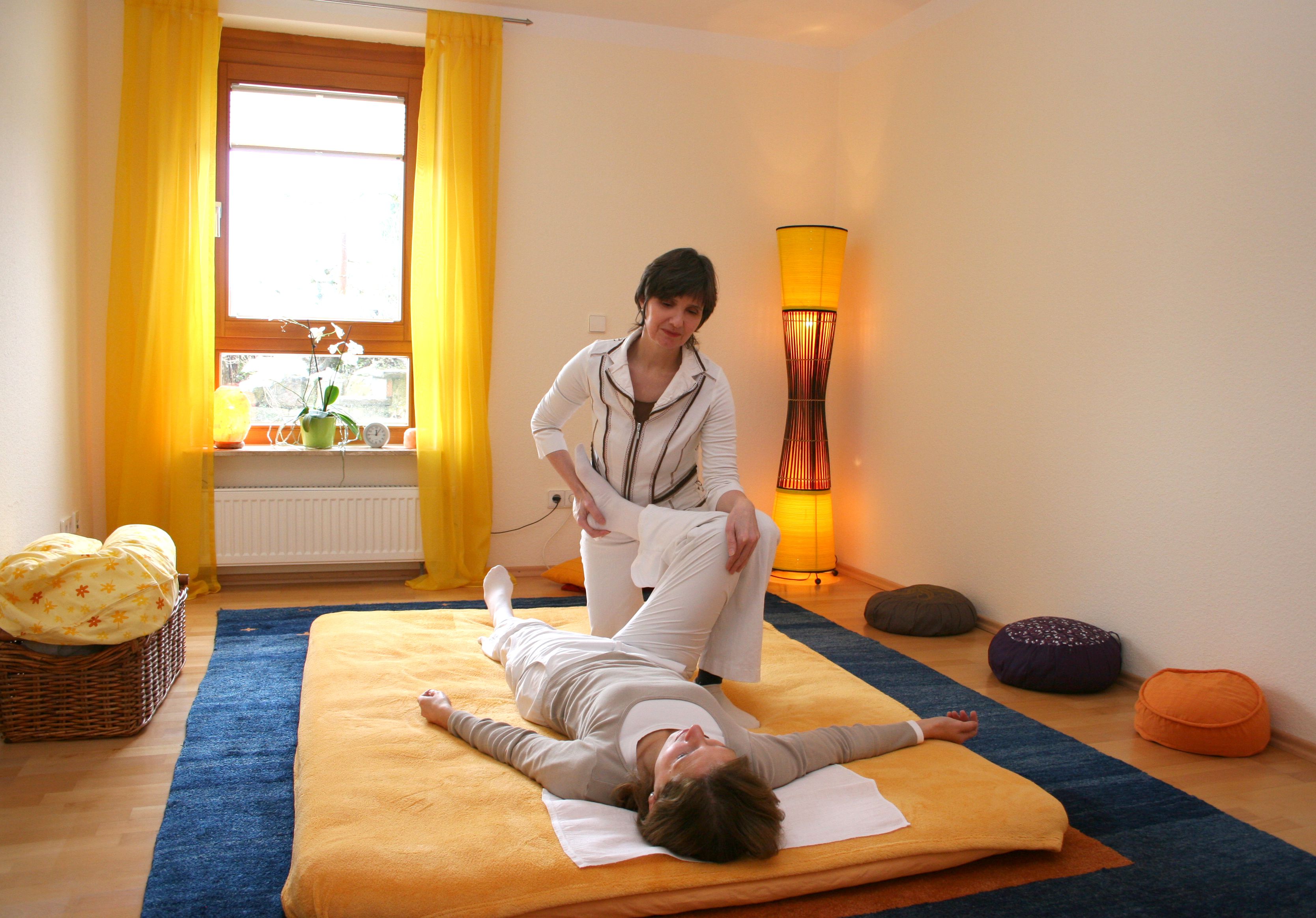Behandlung im Shiatsuzimmer